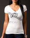 RocaWear - triko RC10-1119 white