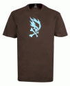 Pyromaniac - triko Flame Skull brown