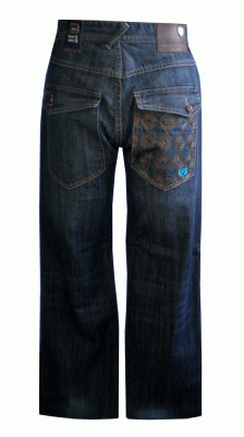 Phat Farm / jeans PFF8P004 dark sand blue wrinkle